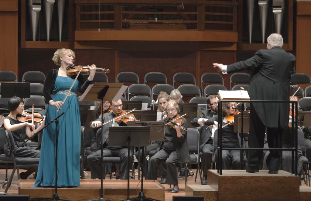 Sharyn Peterson solos at Benaroya Hall